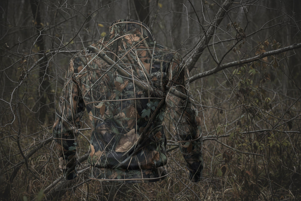 Thicket - Thick Knit Fleece Camouflage Field Jacket
