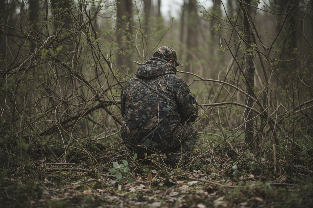 Thicket - Hooded Insulated Puffer Jacket - Cold Weather Hunting Camouflage