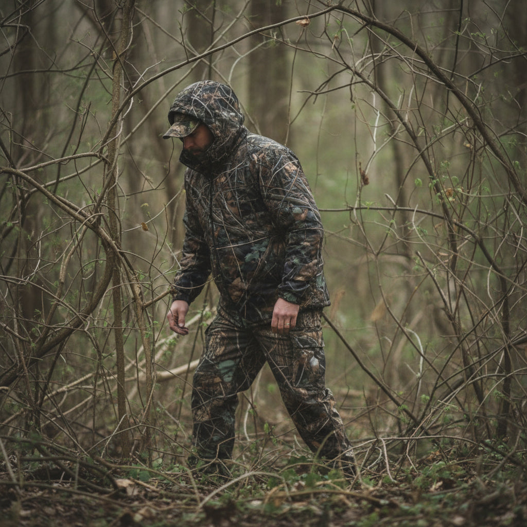 Thicket - Hooded Insulated Puffer Jacket - Cold Weather Hunting Camouflage