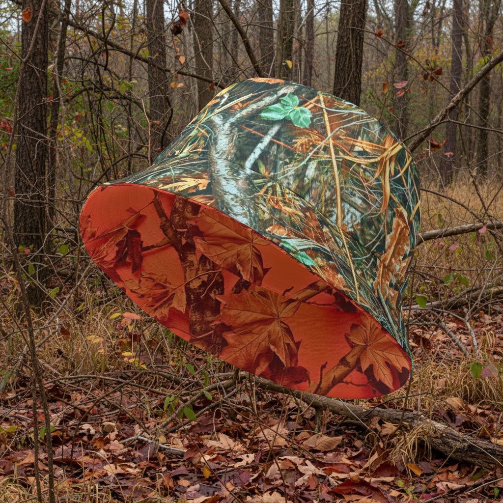 Meltdown - Reversible Field Bucket Hat