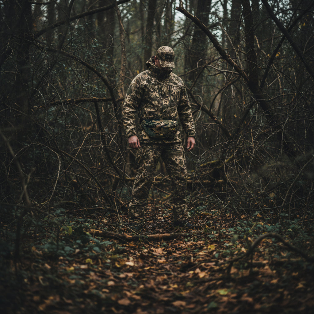 Black Briar - Large Canvas Fanny Pack