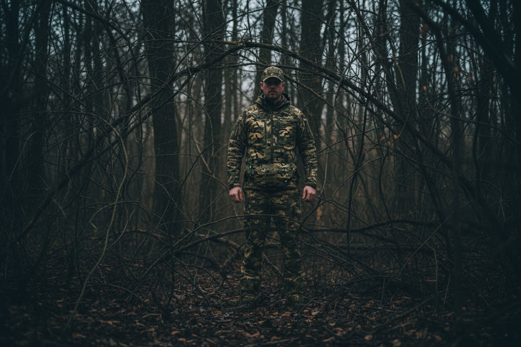 Black Briar - Large Canvas Fanny Pack